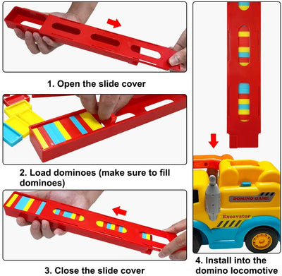 Domino Train Building Blocks Toys