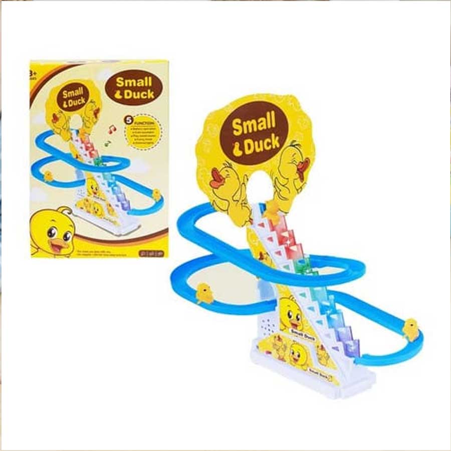 DUCK RACE TRACK SET WITH LED FLASHING LIGHTS