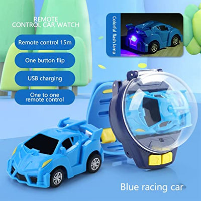 Mini Electric Car Remote Control Car Watch Toys Wrist Car Watch