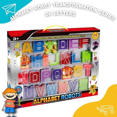 Alphabet Robot Action Figure Toys