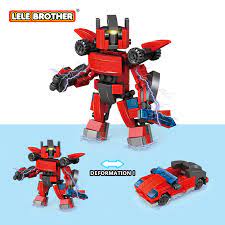-in-1 Transformers Car Robot Bricks/Blocks Toys